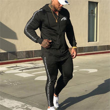 Load image into Gallery viewer, 2019 Autumn brand sporting suit men Suit Men Hoodies Sets Mens Gyms Sportswear Jogger Suit Male Tracksuit sets